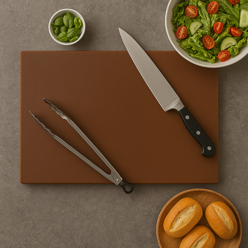 TABLA PARA PICAR 45x30x1.8 CM CAFE