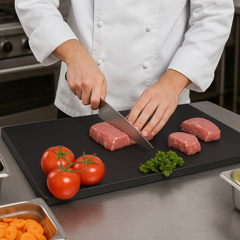 TABLA PARA PICAR 45x30x1.8 CM NEGRA