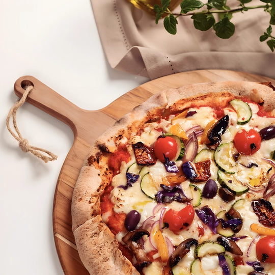 TABLA PIZZA PROVENCE RED MADERA TECA