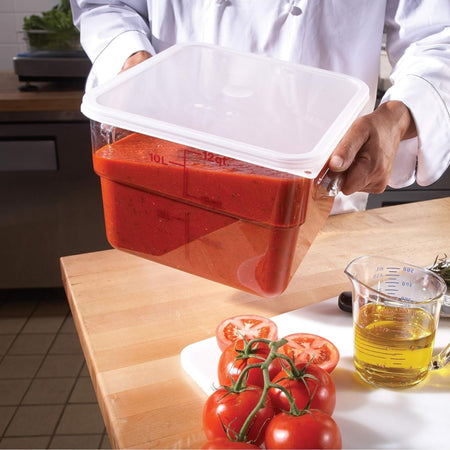 TAPA CUAD 12, 18 Y 22 QT PP CAMBRO