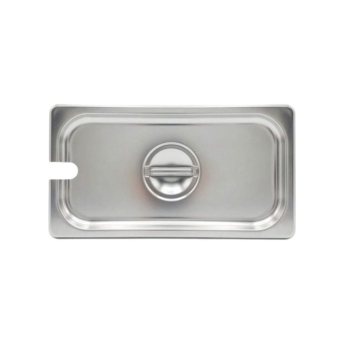 TAPA C/MUESCA 1/3 AC INOX