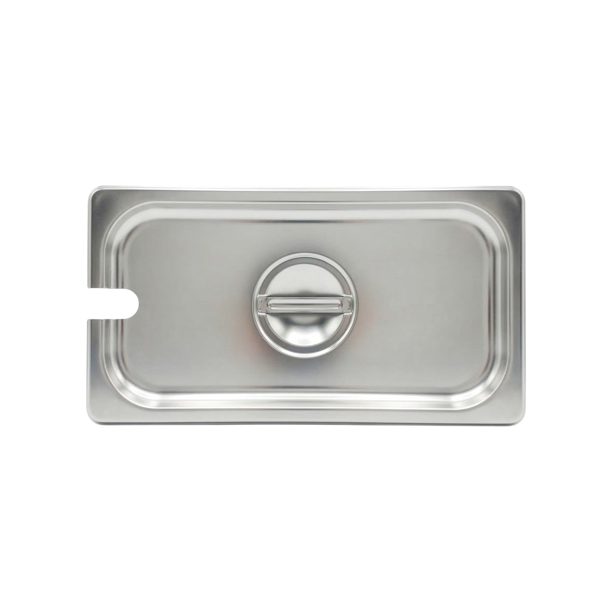 TAPA C/MUESCA 1/3 AC INOX