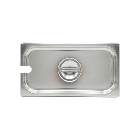 TAPA C/MUESCA 1/3 AC INOX