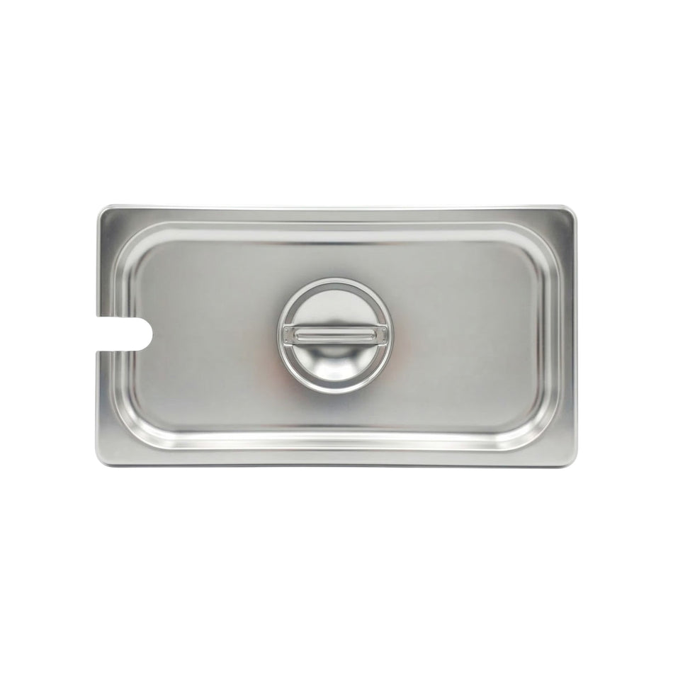 TAPA C/MUESCA 1/3 AC INOX