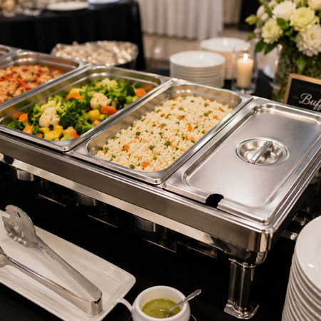 TAPA C/MUESCA 1/3 AC INOX