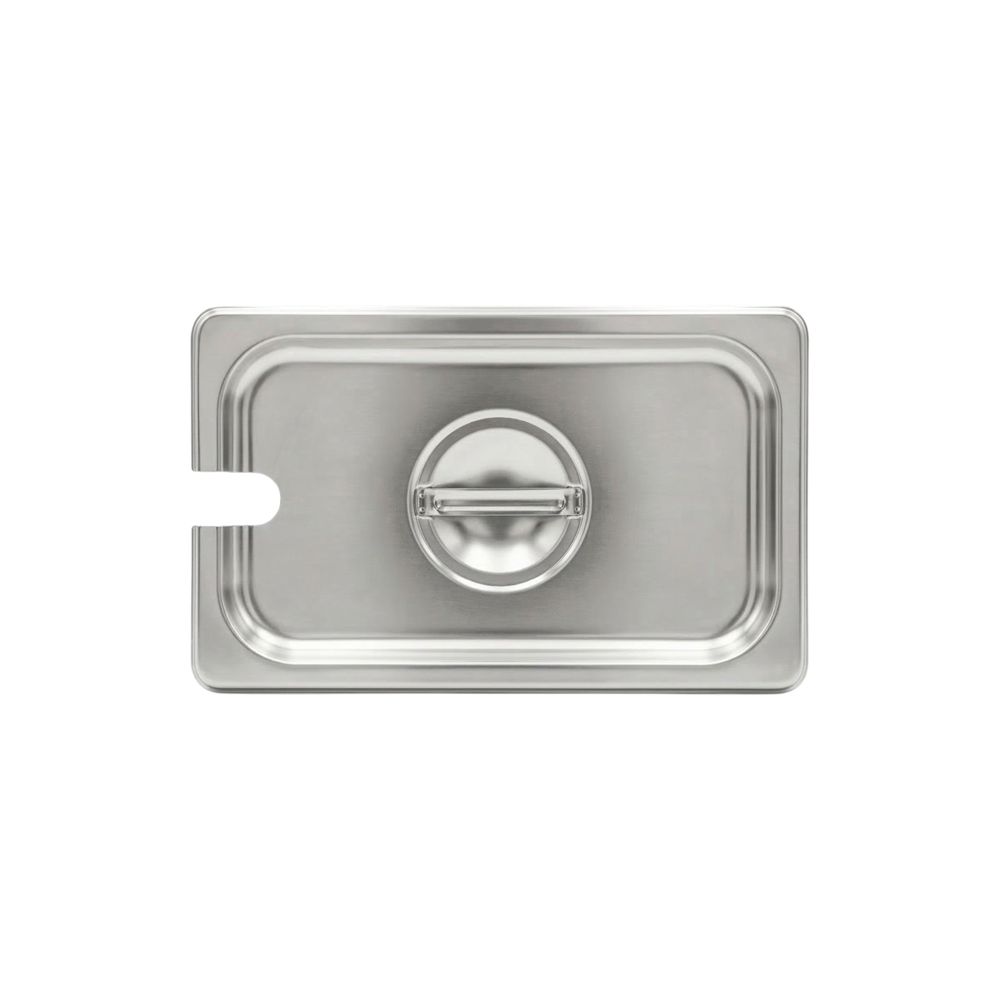 TAPA C/MUESCA 1/4 AC INOX