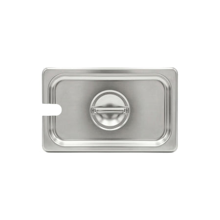 TAPA C/MUESCA 1/4 AC INOX