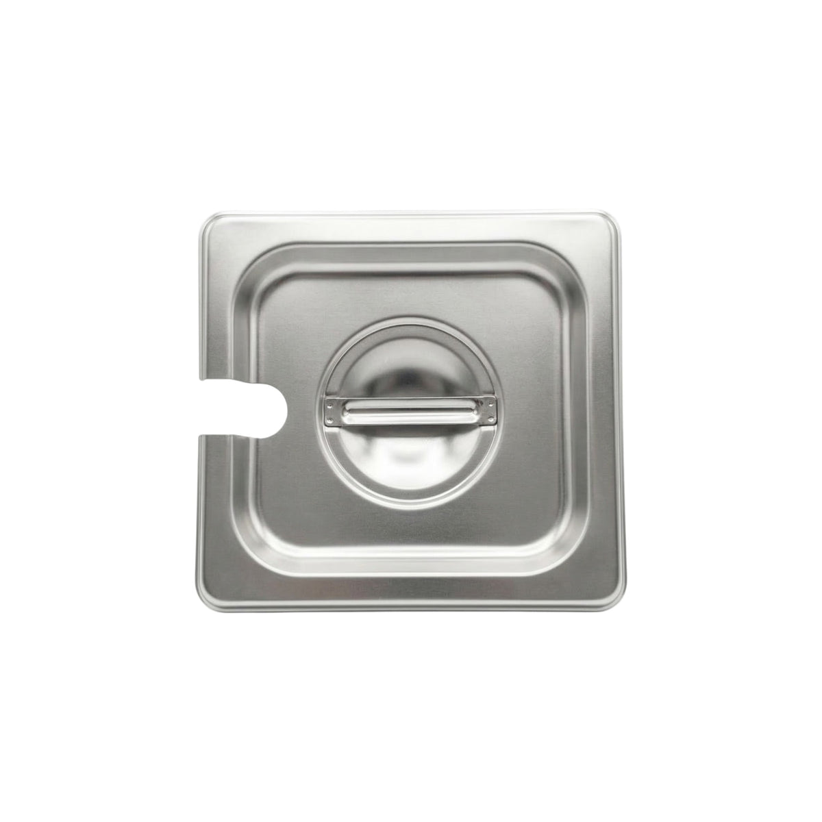 TAPA C/MUESCA 1/6 AC INOX