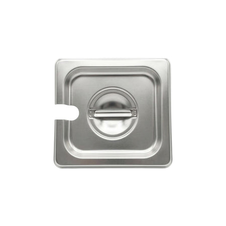 TAPA C/MUESCA 1/6 AC INOX