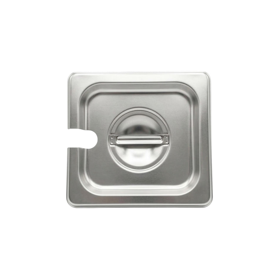 TAPA C/MUESCA 1/6 AC INOX