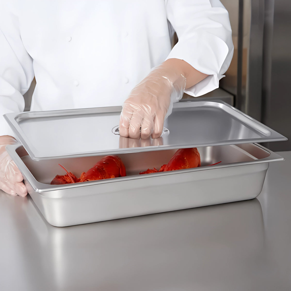 TAPA DE AC INOX 1/1  NSF