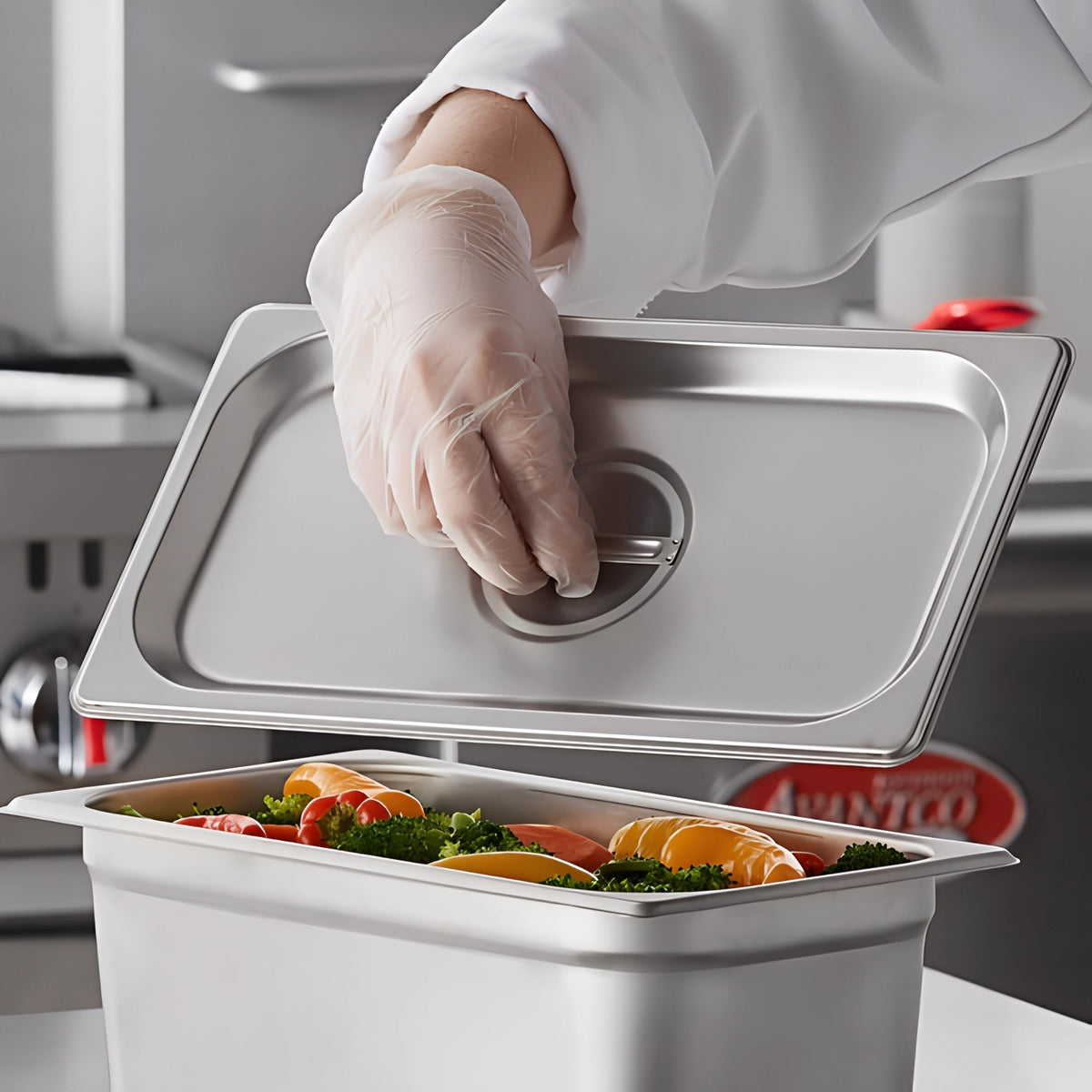 TAPA DE AC INOX 1/3 NSF