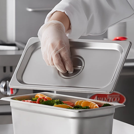 TAPA DE AC INOX 1/3 NSF