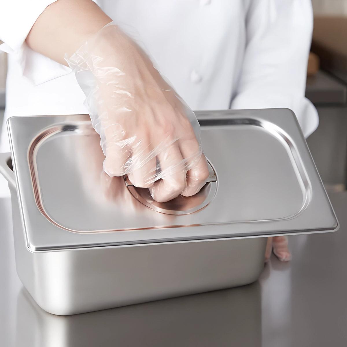 TAPA DE AC INOX 1/3 NSF