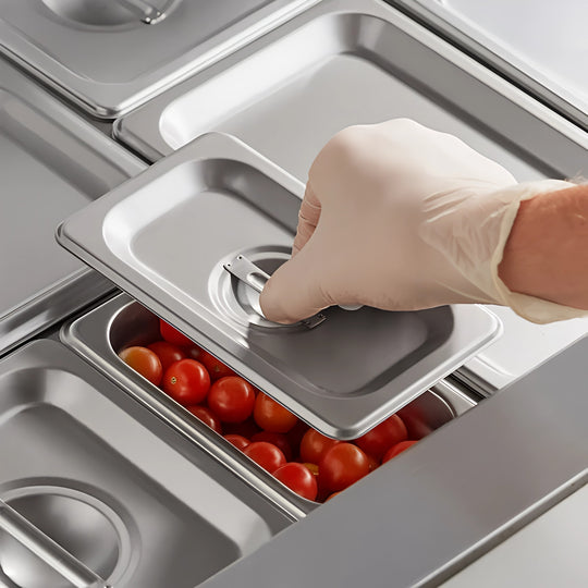 TAPA DE AC INOX 1/9  NSF