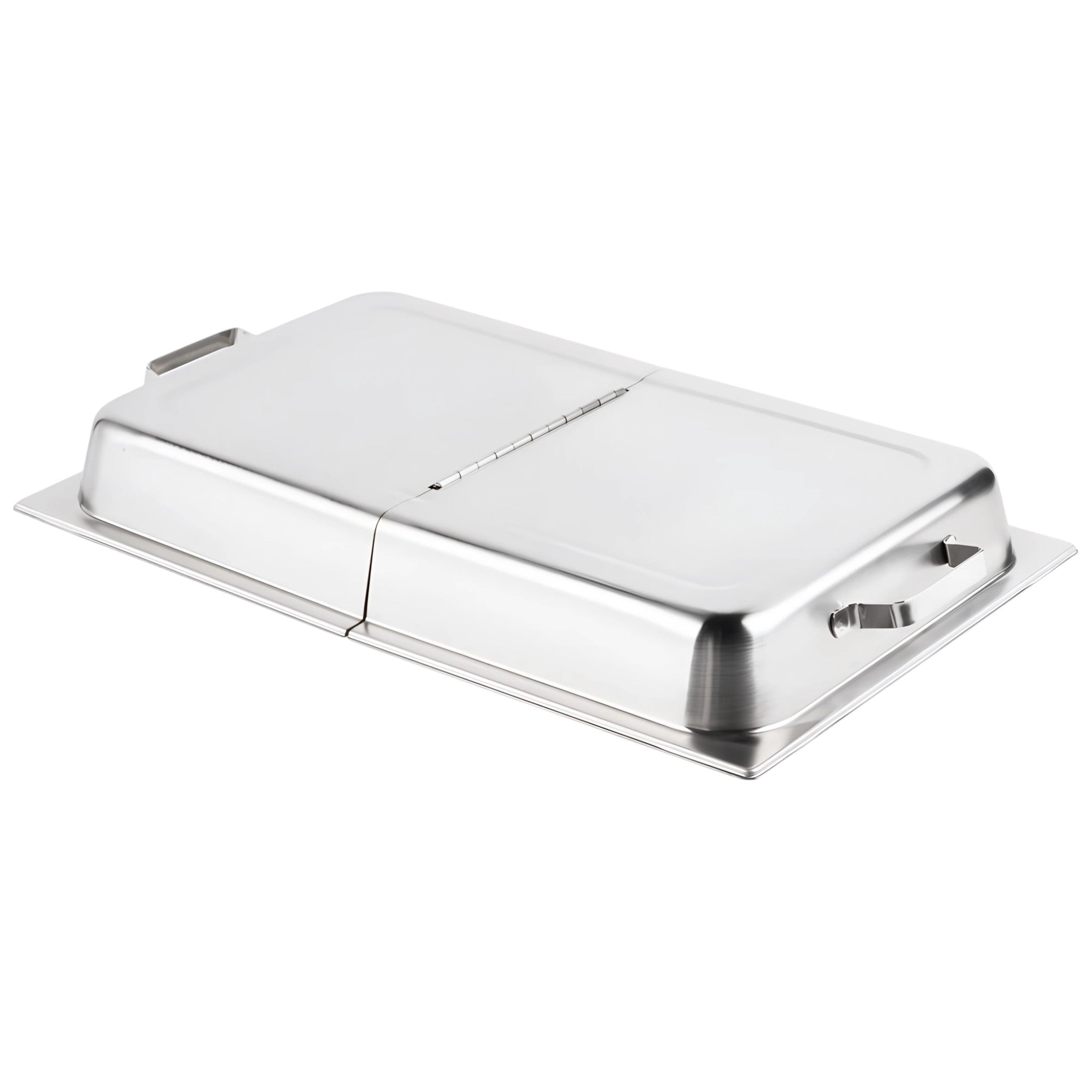TAPA ENTERA TIPO DOMO AC INOX ABIERTA