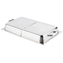 Cargar imagen en el visor de la galería, TAPA ENTERA TIPO DOMO AC INOX ABIERTA
