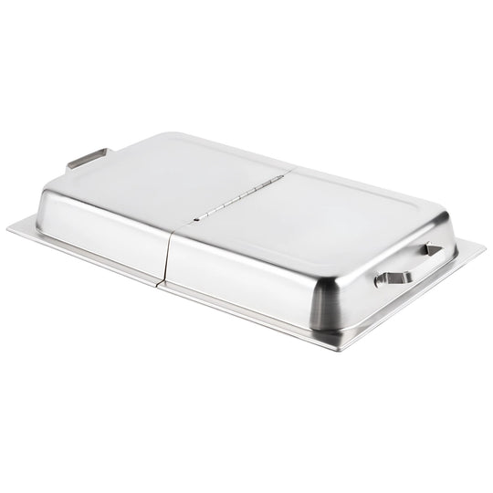 TAPA ENTERA TIPO DOMO AC INOX ABIERTA