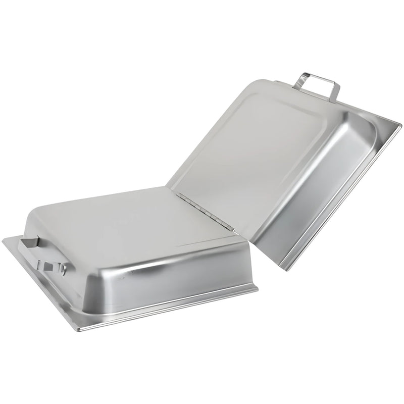 TAPA ENTERA TIPO DOMO AC INOX ABIERTA