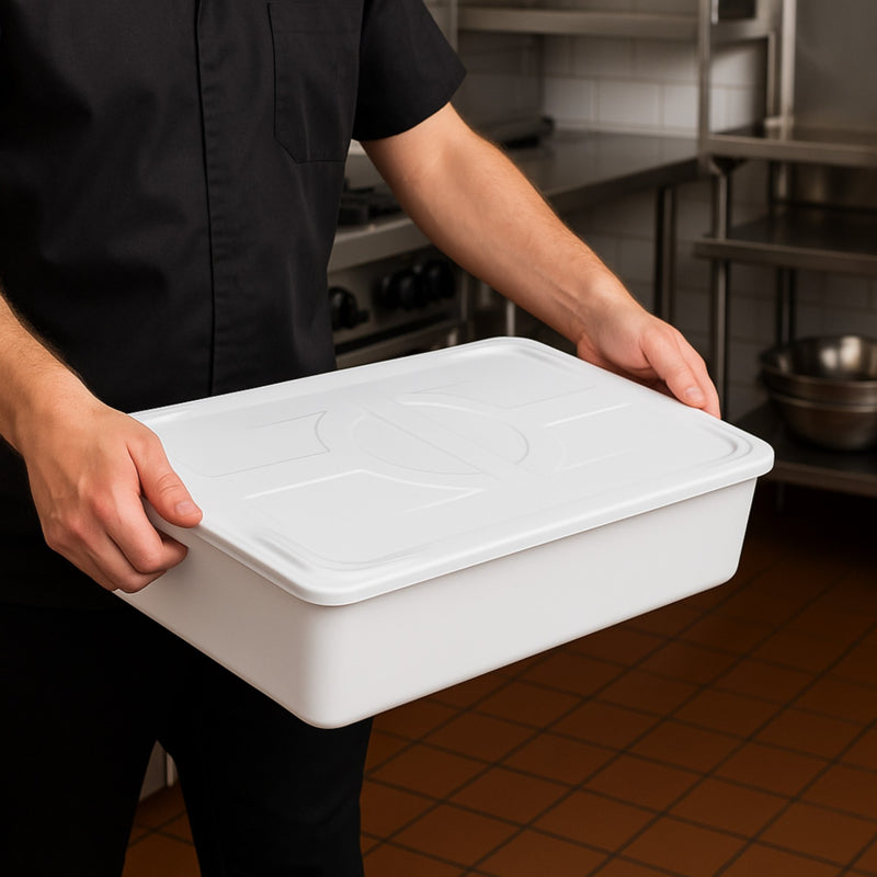 TAPA P/CAJA PARA MASA DE PIZZA 20.5 LT PP