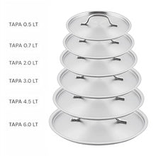 Cargar imagen en el visor de la galería, TAPA P/CAZO CONICO 2.0 LT AC INOX
