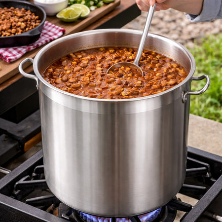TAV OLLA DE AC INOX 17 LT C/TAPA