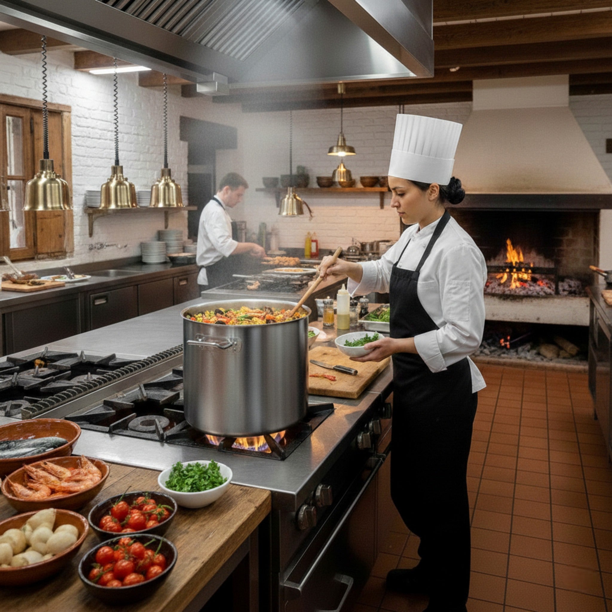TAV OLLA DE AC INOX 50 LT C/TAPA