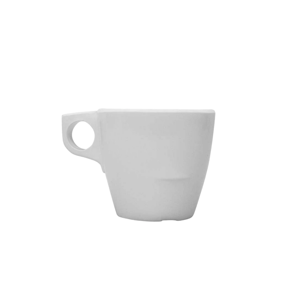 DM TAZA 227 ML MELAMINA BLANCO
