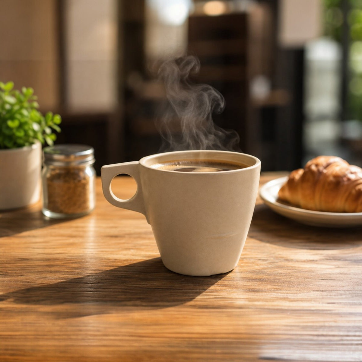 TAZA 227 ML MELAMINA BEIGE