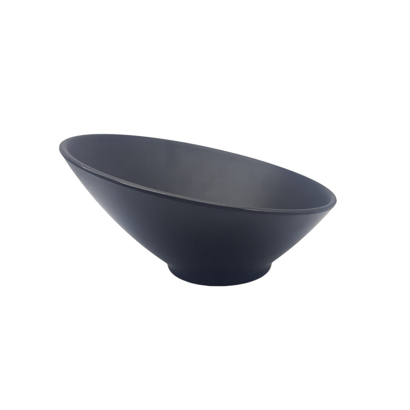 TAZON INCLINADO 25 CM NEGRO MATE
