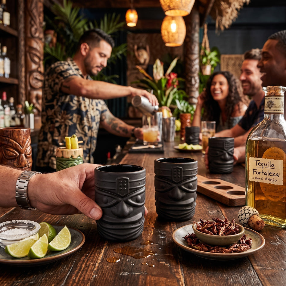 TEQUILERO TIKI NEGRO MATE