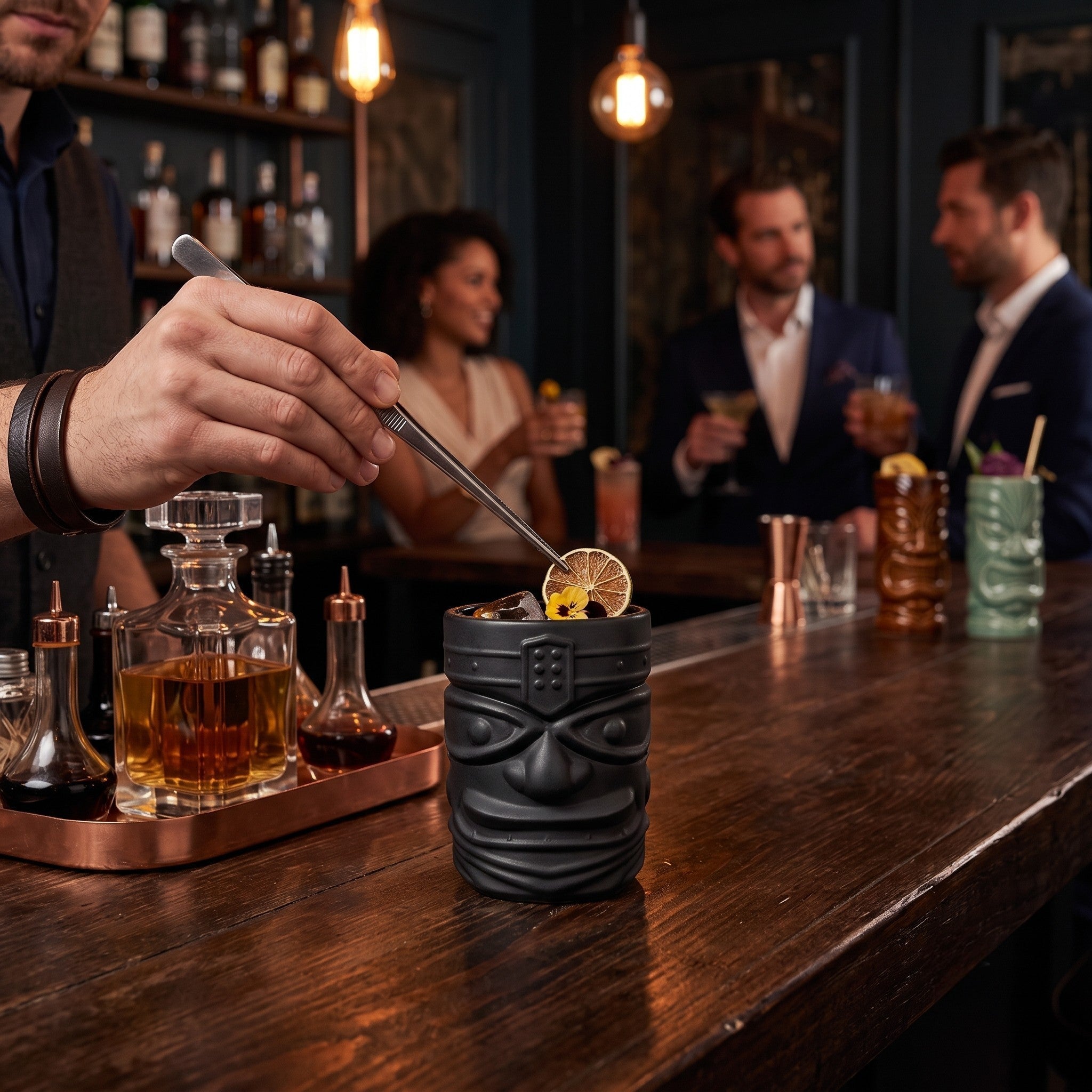 TEQUILERO TIKI NEGRO MATE