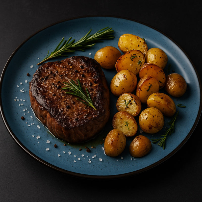 TERRA BLUE PLATO TRINCHE HYGGE 27 CM