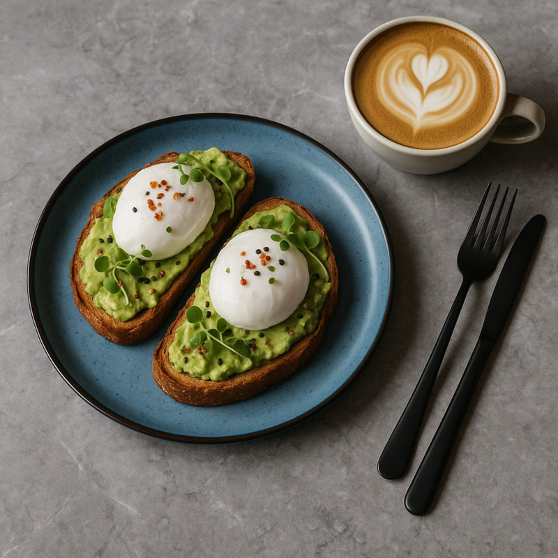 TERRA BLUE PLATO TRINCHE HYGGE 27 CM