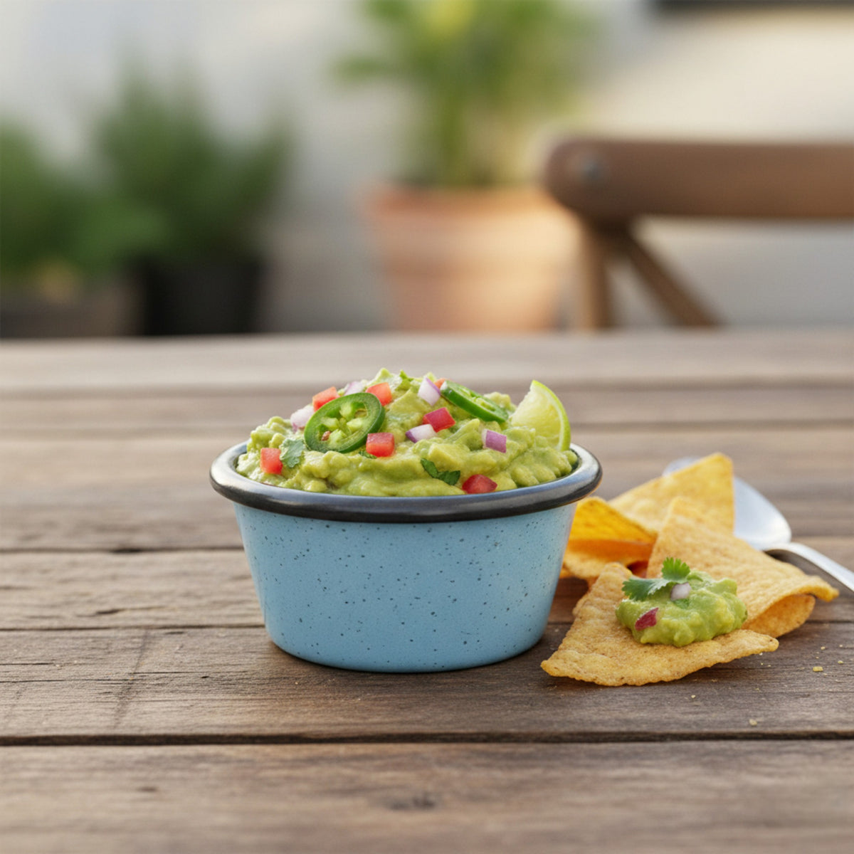 TERRA BLUE RAMEKIN