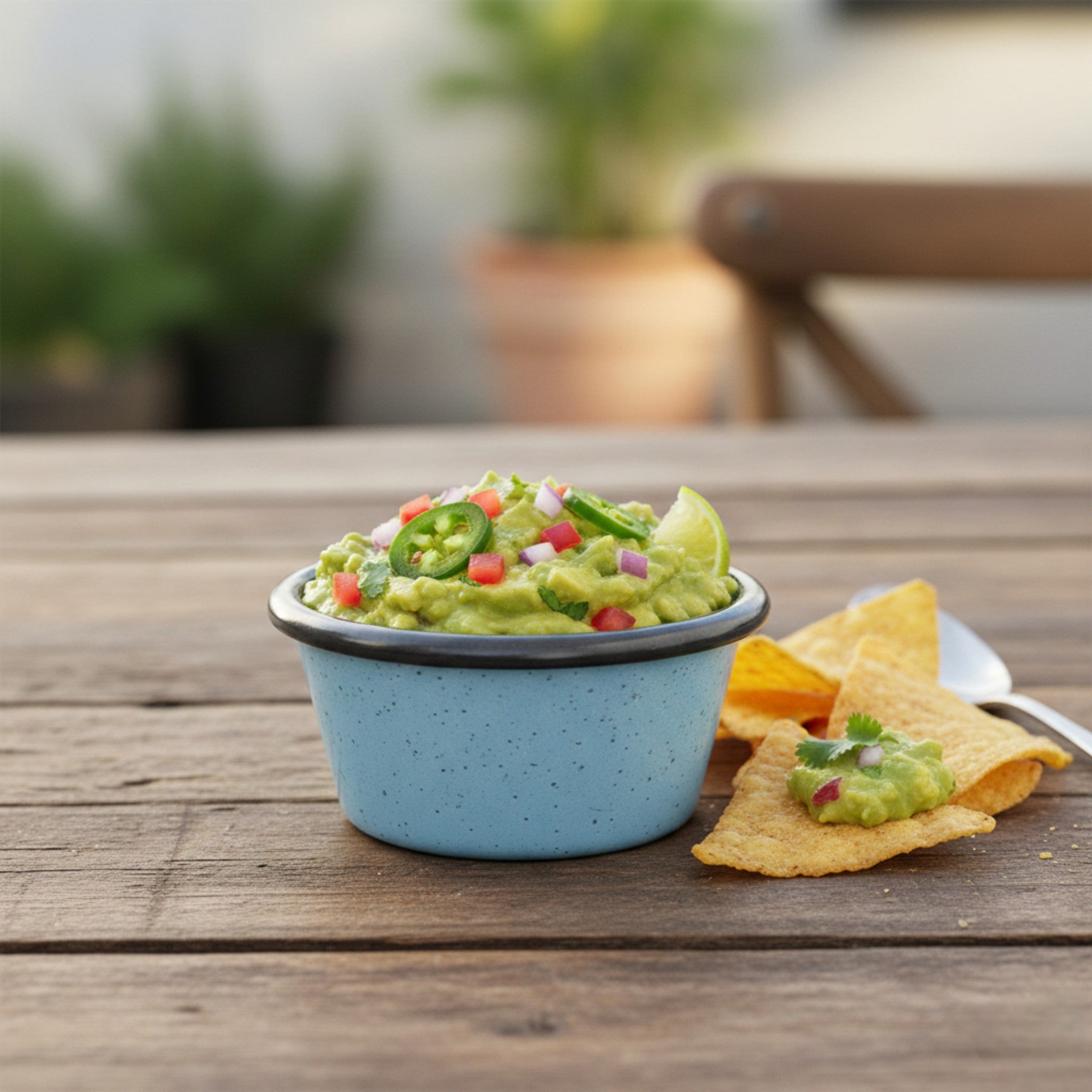 TERRA BLUE RAMEKIN