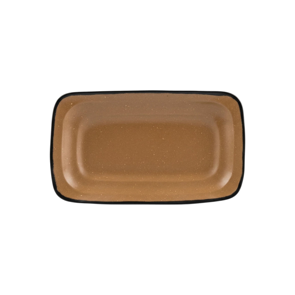 TERRA BROWN BANDEJA RECT 30.5x17.5 CM