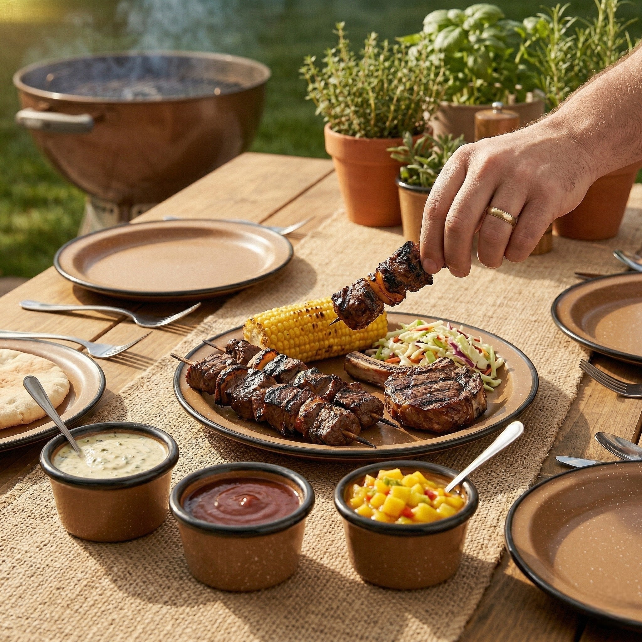 TERRA BROWN RAMEKIN