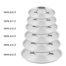 Cargar imagen en el visor de la galería, TAPA P/CAZO CONICO 6.0 LT AC INOX

