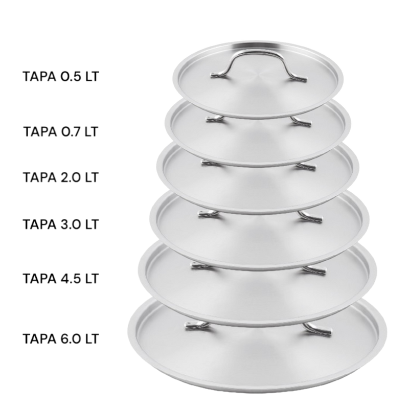 TAPA P/CAZO CONICO 6.0 LT AC INOX