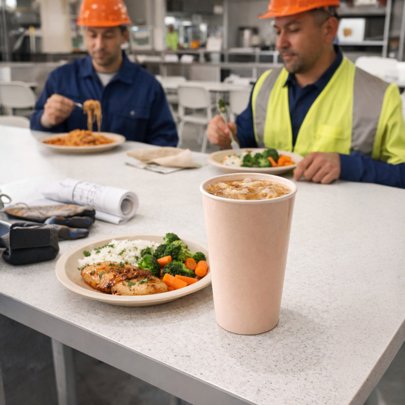 VASO 635 ML MELAMINA BEIGE