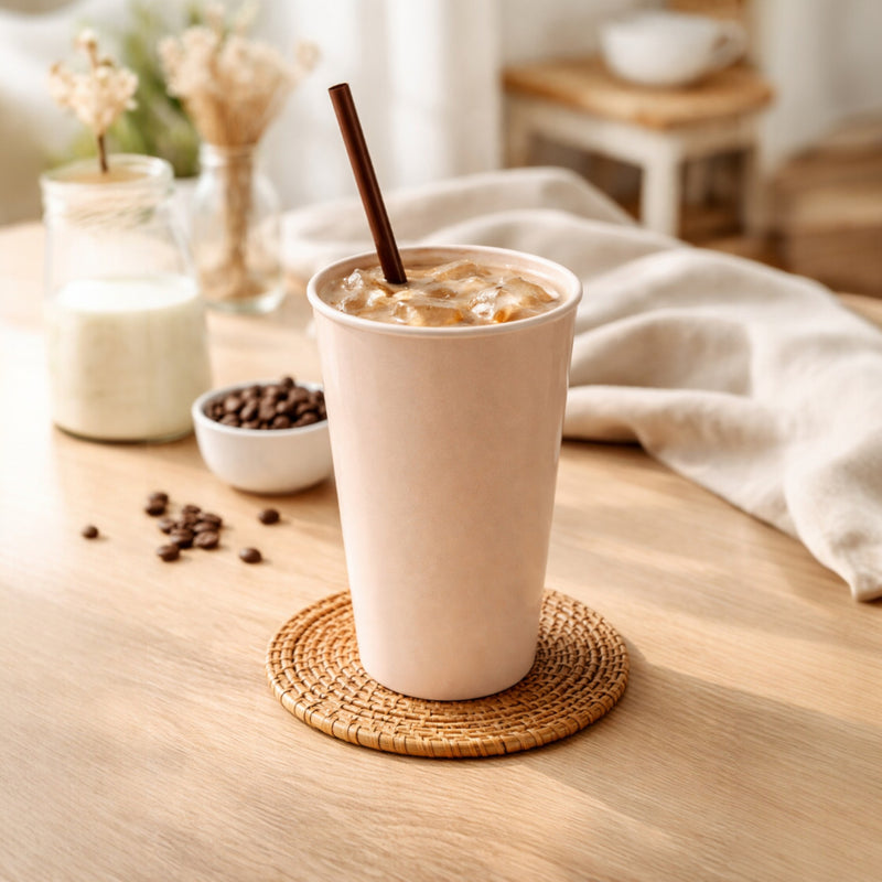 VASO 635 ML MELAMINA BEIGE