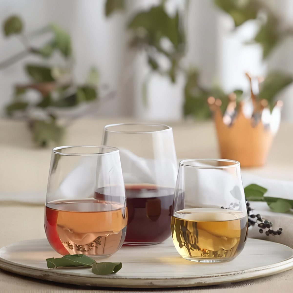 VASO LAV STEMLESS GAIA 11 1/4 OZ