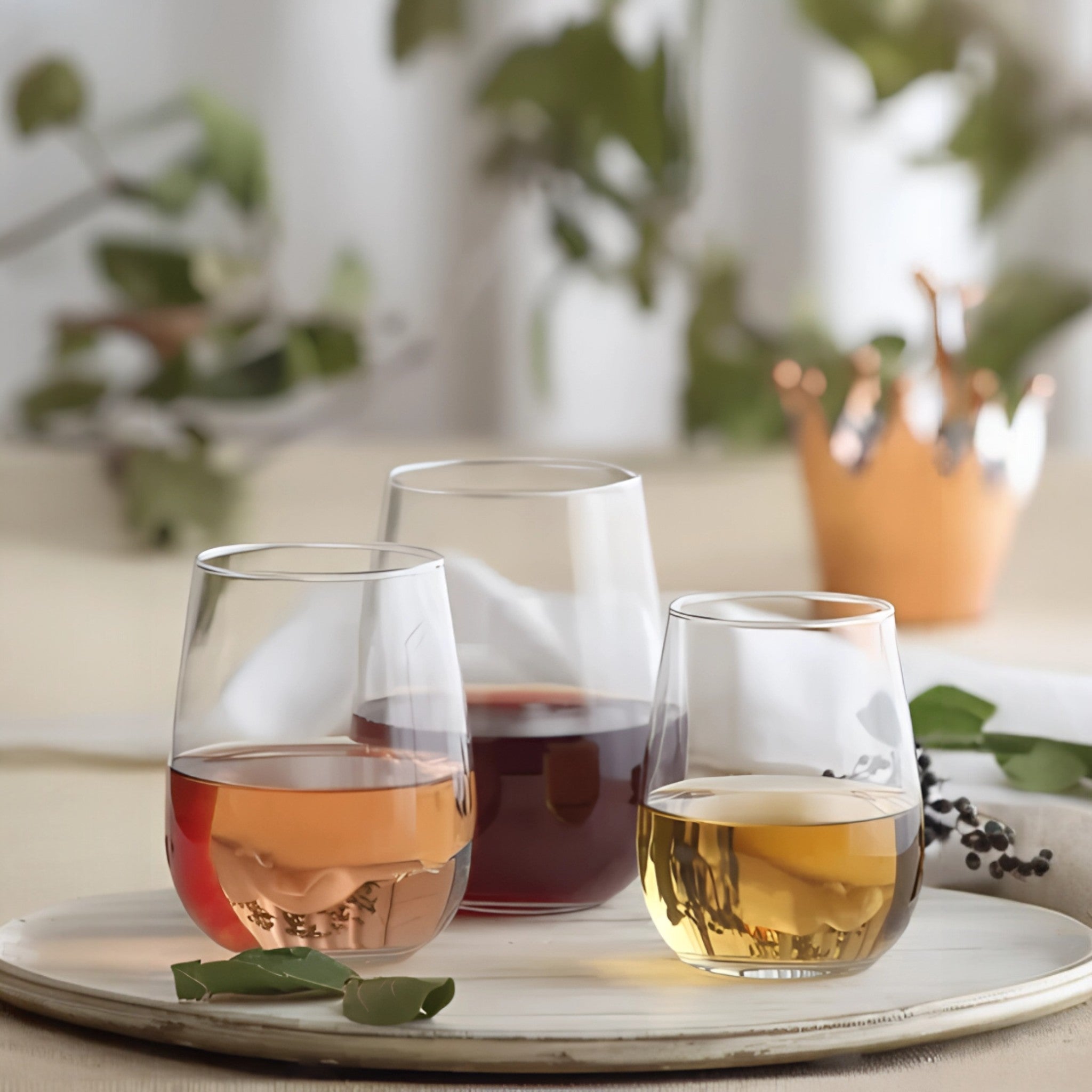 VASO LAV STEMLESS GAIA 11 1/4 OZ