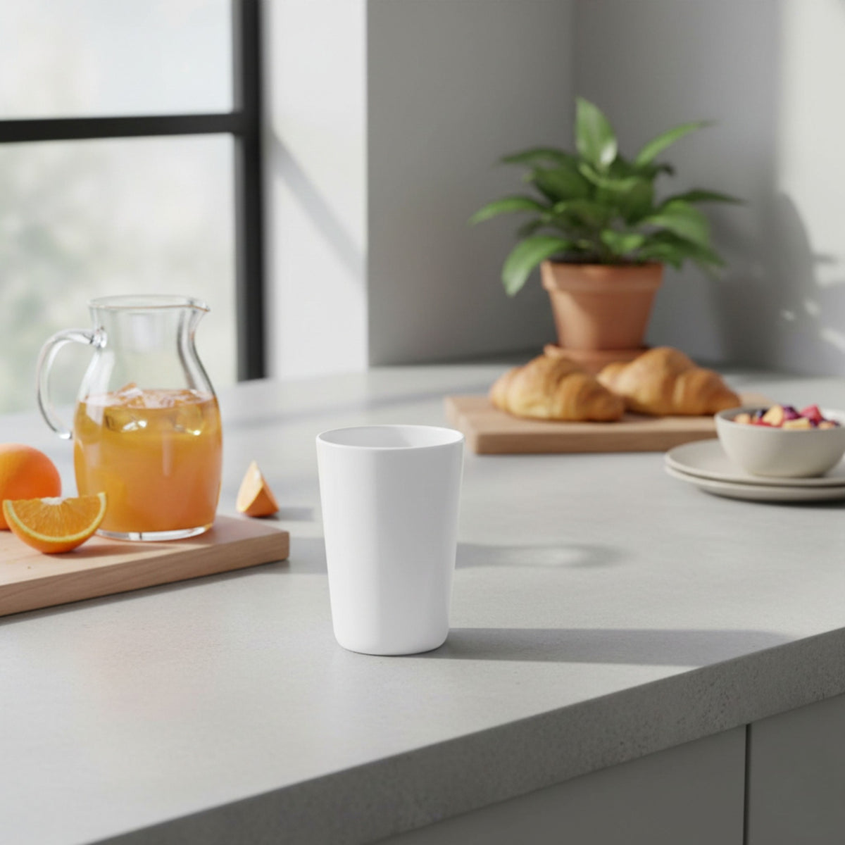 VASO MEDIANO 265 ML BLANCO