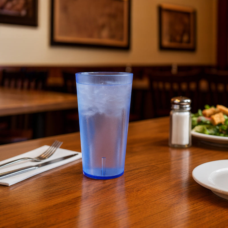 VASO POLIESTIRENO "SAN" 16 OZ AZUL