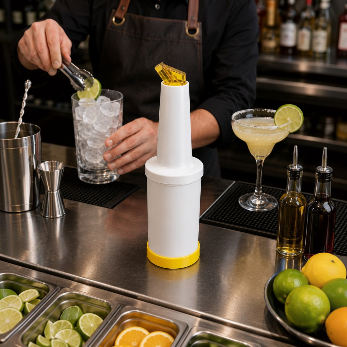 VERTEDOR DE JUGO 1.0 LT AMARILLO