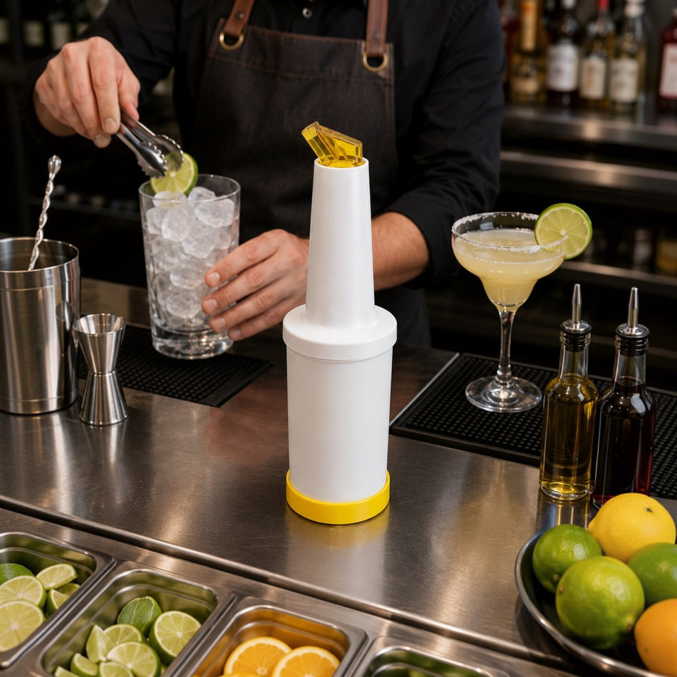 VERTEDOR DE JUGO 1.0 LT AMARILLO