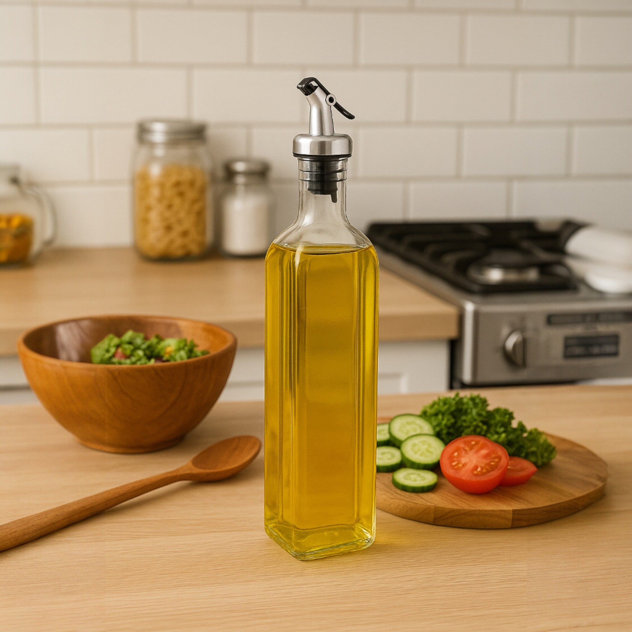 VINAGRERA CUAD 500 ML LISA