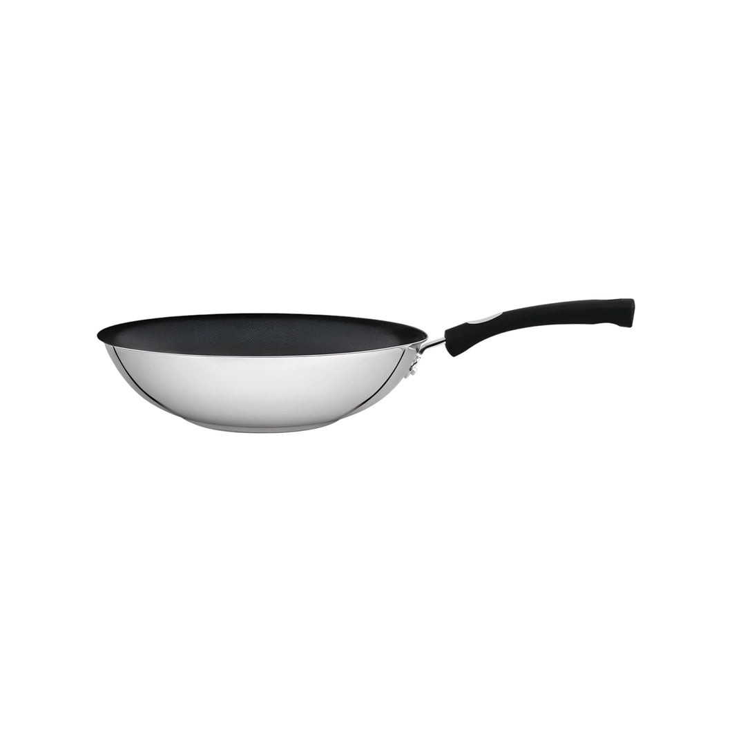 WOK 28CM CON ANTIADHERENTE SIN TAPA